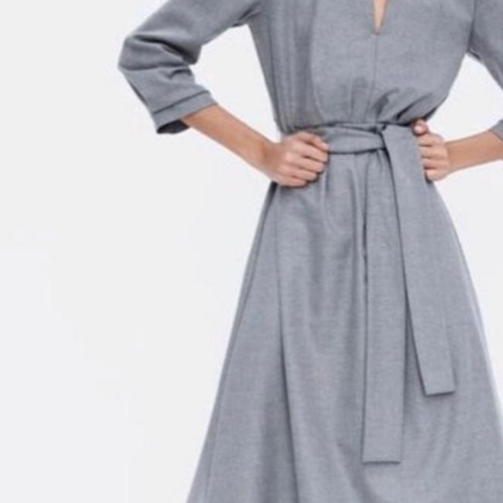 Zara Fit and Flare Pleated Dress size M - Picture 3 of 10